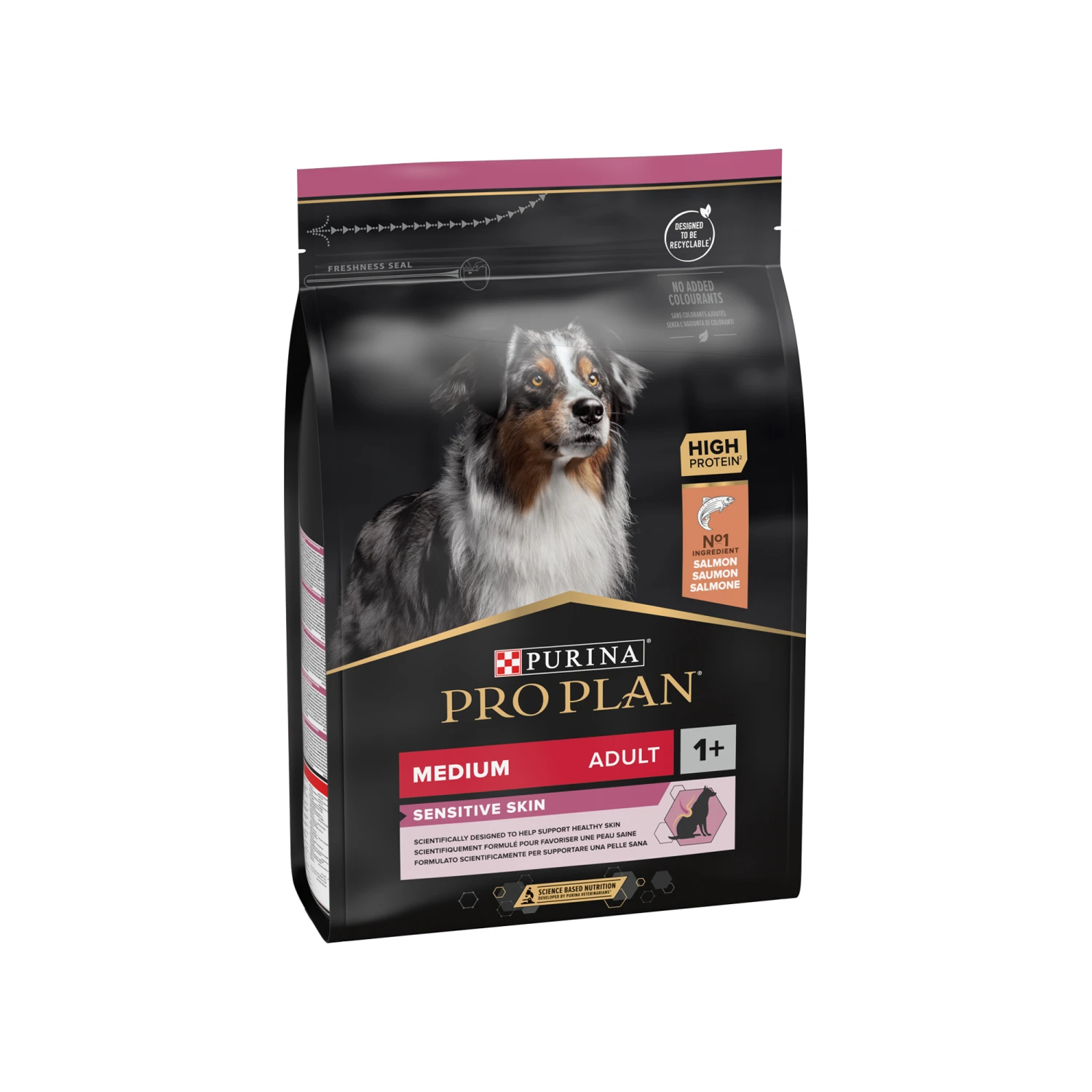 Purina Pro Plan Dog - Medium Adult - Sensitive Skin 3 Purina Pro Plan Dog - Medium Adult - Sensitive Skin