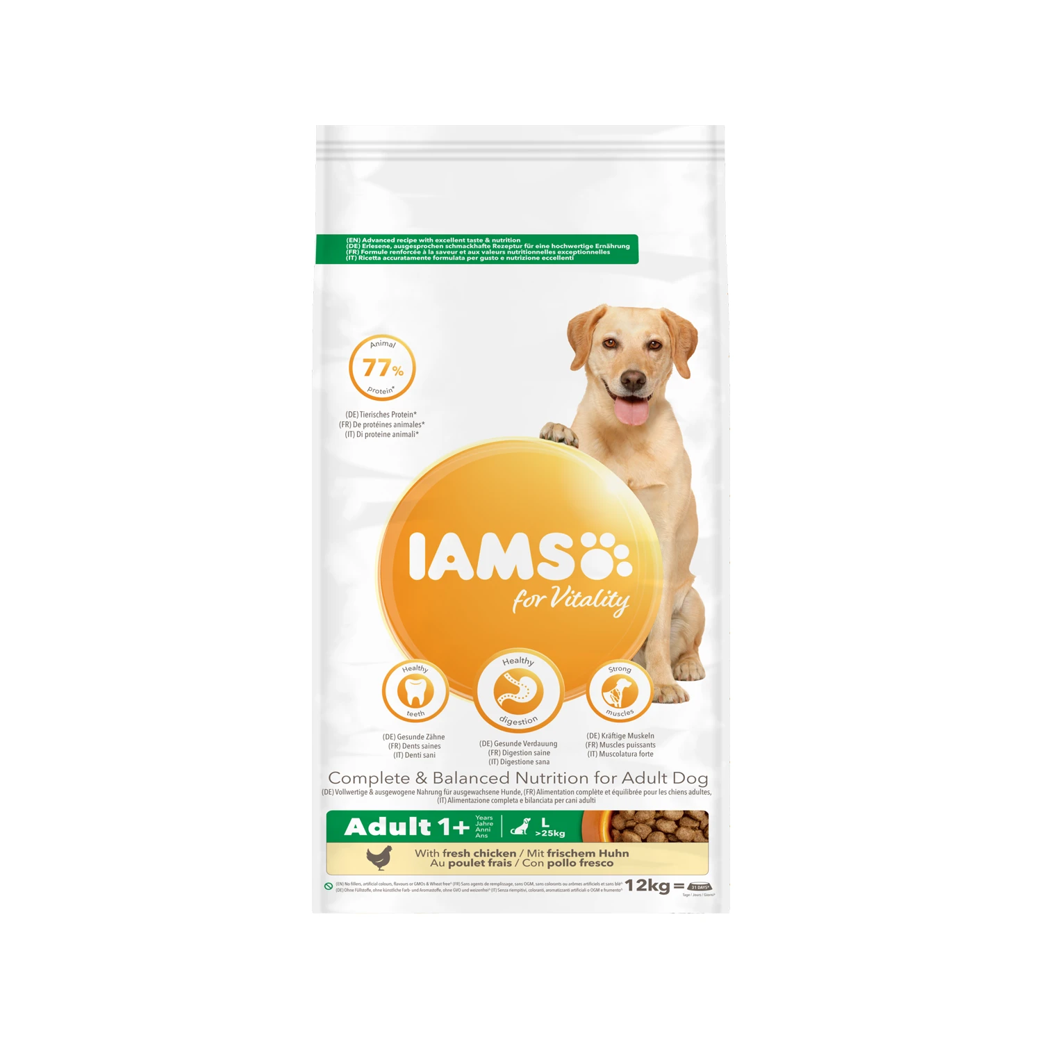 IAMS For Vitality Adult Large Breed Dog - Chicken 3 IAMS For Vitality Adult Large Breed Dog - Chicken