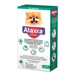 Ataxxa -Hondenbenodigdheden ataxxa 200mg40mg spot on 4kg 3 pipetten 133668 0500 none
