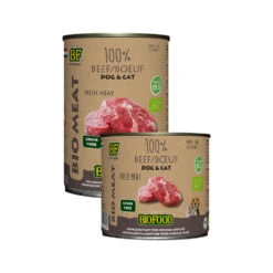 Biofood Organic 100% Rund - Hond & Kat -Hondenbenodigdheden biofood organic 100 rund hond kat 161407 1000 none
