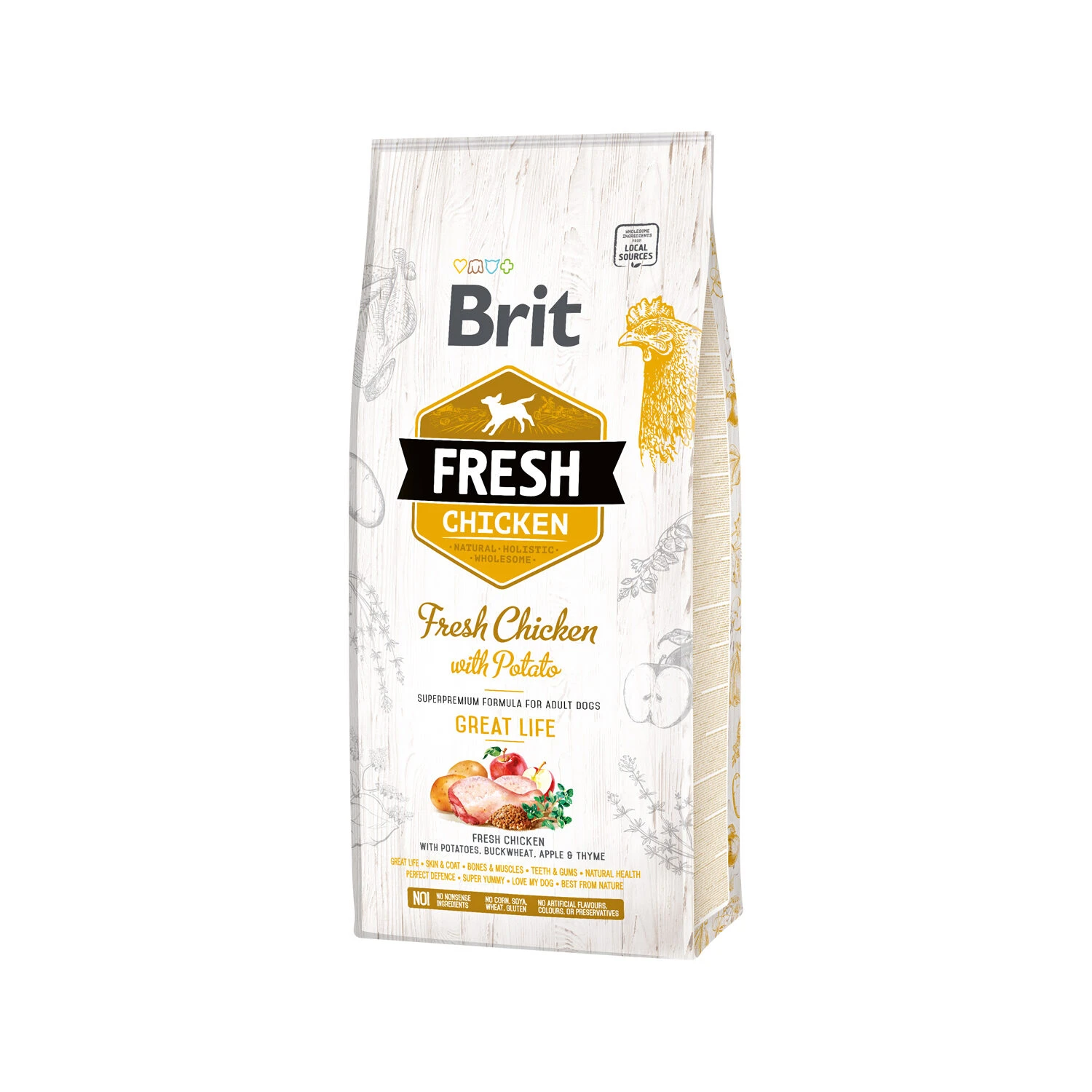 Brit Fresh Chicken With Potato - Adult 6 Brit Fresh Chicken With Potato - Adult - Afbeelding 4