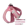 Curli Vest Harness Air-Mesh & Leash Puppy Set -Hondenbenodigdheden curli vest harness air mesh leash puppy set xxxs lichtroze 82250 0500 none
