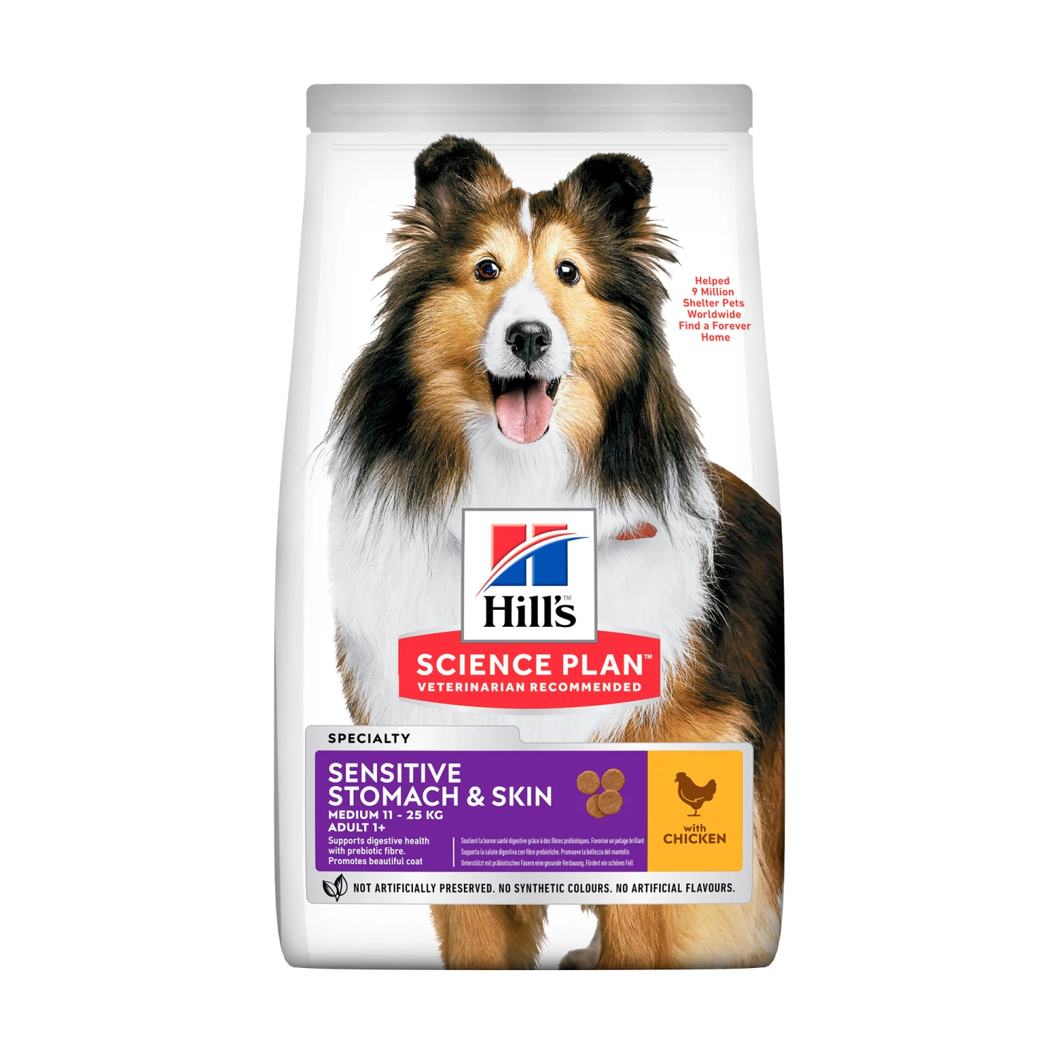 Hill's Science Plan - Canine Adult Sensitive Stomach & Skin 12 Hill's Science Plan - Canine Adult Sensitive Stomach & Skin - Afbeelding 10