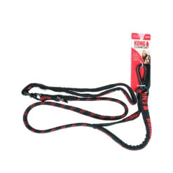 KONG Zero-shock Leash - Zwart -Hondenbenodigdheden kong zero shock leash zwart 178519 1500 none