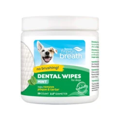 TropiClean Dental Wipes 5 TropiClean Dental Wipes -Hondenbenodigdheden tropiclean dental wipes 221392 0500 none